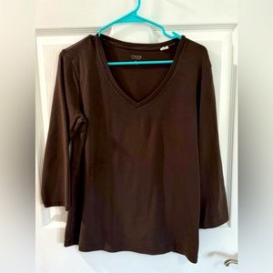 Chico’s 3/4 sleeve tee